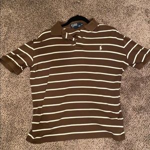 Soft M Polo Polo Brown/White